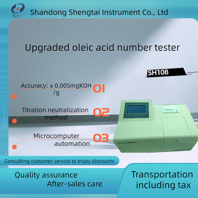 Principle of Titration Neutralization Method SH108 Oil Acid Number Tester Essential for oil refineries
