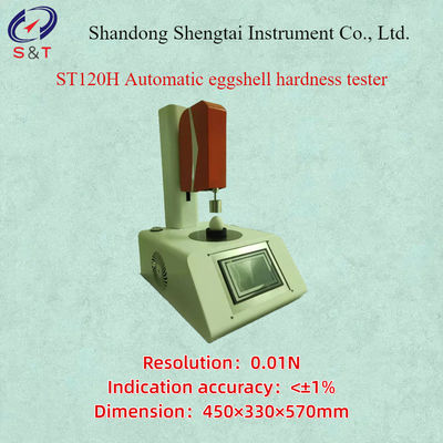 Automatic Eggshell Hardness Tester ST120H Indication Accuracy <±1% Resolution 0.01N