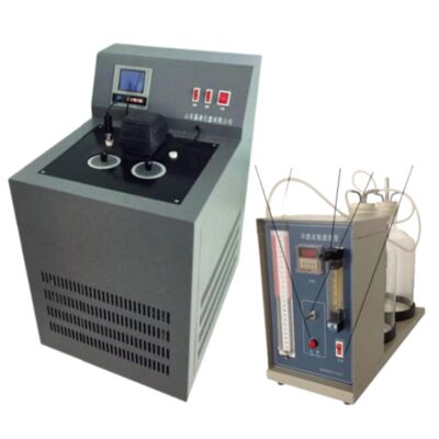 2 Holes Petroleum Cold Filter Point Tester -70℃ ～ RT Alcohol Bath ASTM D6371