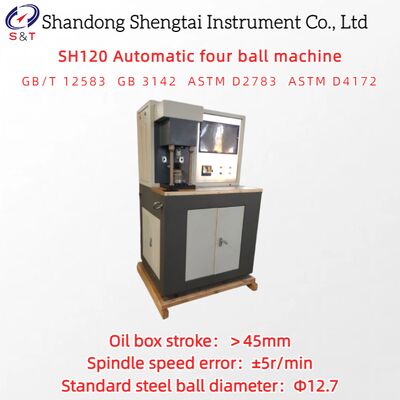 Automatic Four Ball Machine Test Force 10～10000N Speed 10～2000r/Min ASTM D2783
