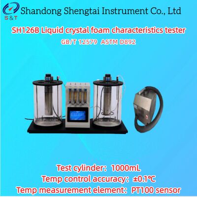 2 Bathtub Liquid Crystal Foam Characteristics Tester 5 ～ 100℃ PT100 Sensor ASTM D892