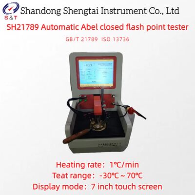 Automatic Abel Closed Flash Point Tester -30℃～70℃ Heating Rate 1℃/Min ISO 13736