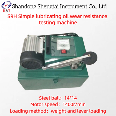 Simple Lubricating Oil Wear Resistance Testing Machine speed 1400r/min SRH