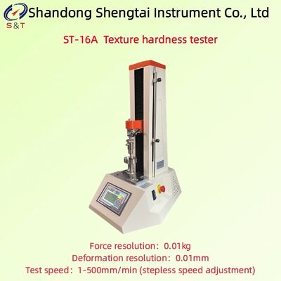 Texture Hardness Tester Test Speed 1 - 500mm/Min Grain Feed Pellet Hardness LCD Display ST-16A