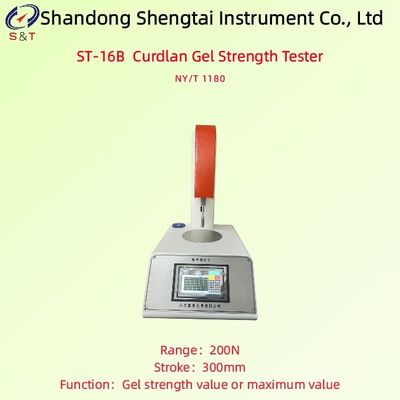 Curdlan Gel Strength Tester Measure 200N PVC Control Panel Test Speed 0.5 ～ 500mm/Min GB 28304