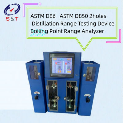 2 Holes Petroleum Testing Instruments ASTM D86 Automatic Distillation Range Tester