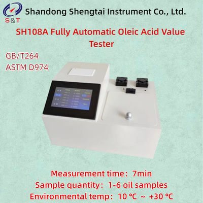 Vollautomatischer Ölsäurewert-Tester ASTM D974 1-6 Ölproben Genauigkeit ± 0,005 mgKOH/g