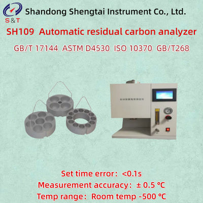 Automatischer Restkohlenstoffanalysator ASTM D4530 Mikro-Methode 0,10 %M/M-30,0 %M/M