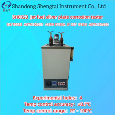 Jet Fuel Silberplatten-Korrosionstester 4 Löcher PT100 Sensor RT - 100℃ ASTM D3241