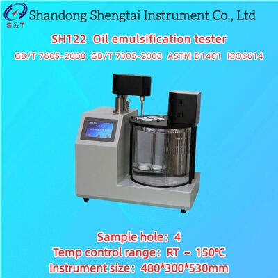 4 Löcher Öl-Emulgations-Tester RT 150°C Zeitmessung 0 99min PT100 Sensor ASTM D1401