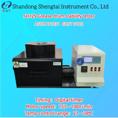 2 Arbeitsgruppenschmierfett-Trommel-Stabilitätstester 21～38℃ PT100 Sensor Digitaltimer ASTM D1831