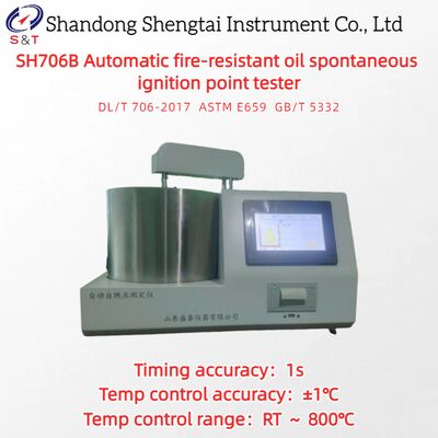 Automatischer Feuerfestöl-Spontantzündungstester RT        800°C ASTM E659
