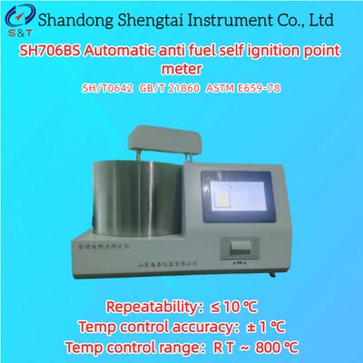 Automatischer Brennstoff-Selbstzündungspunktmessgerät RT ?? 800 °C Wiederholbarkeit ≤10 °C ASTM DE659-78