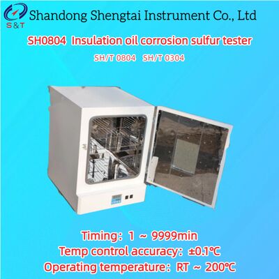 PT100 Sensor Isolationsöl Korrosion Schwefel Tester RT ～ 200℃ Timing 1 ～ 9999min ASTM D1257B