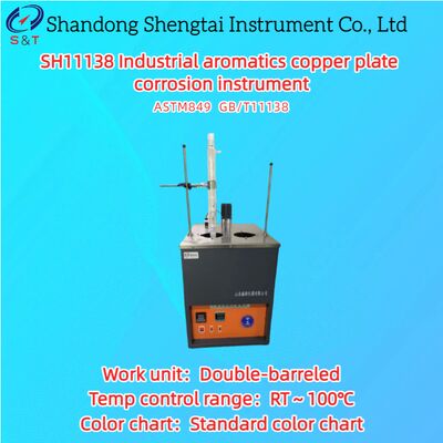 Doppelbarrel-Industrie-Aromatik-Kupferplatten-Korrosionsgerät RT100°C ASTM D849