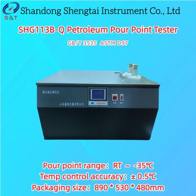 2 Löcher Erdöl-Gießpunkt-Tester RT -50°C Gießpunkt RT -35°C Metallbad ASTM D97