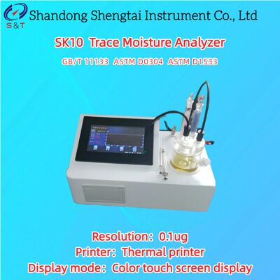 Trace Moisture Analyzer Measurement 0.00001% ～ 100% Thermal Printer ASTM D1533