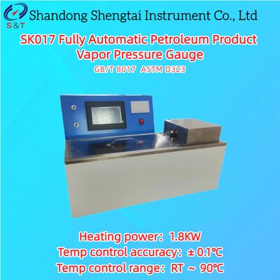 Vollautomatisches Erdölprodukt-Dampfdruckmessgerät RT ~ 90℃ Konstant 37,8℃ ASTM D323