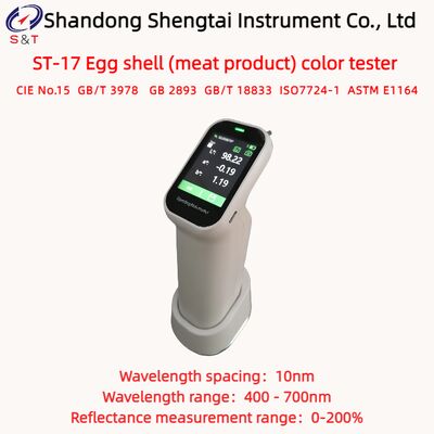 400–700 nm Wellenlänge Eierschalen-Fleischprodukt-Farbprüfgerät Blende Φ4mm ASTM E1164