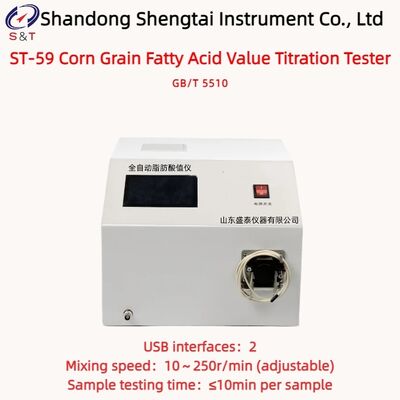 Maiskörnchen-Fettsäure-Wert-Titrations-Tester 0 - 300 mg KOH/100 g Doppel-USB-Anschlüsse GB/T 5510