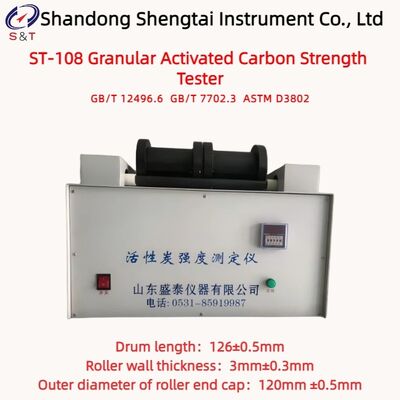Granular Aktivkohle-Festigkeitsprüfgerät Drehzahl 50 ±2 U/Min Voreinstellung 5 Min ASTM D3802