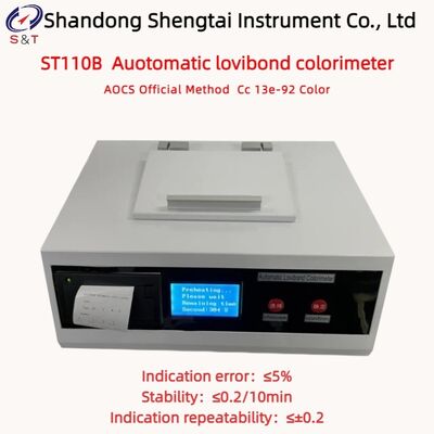 Rapsöl-Automatische Lovibond-Farbmetermessung Stabilität ≤0,2/10min Cc 13e-92 Farbe