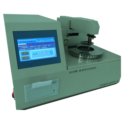 ISO 2592 Automatic Cleveland Open Cup Flash Point Fire Point Tester RT ～ 400℃ SH106BR
