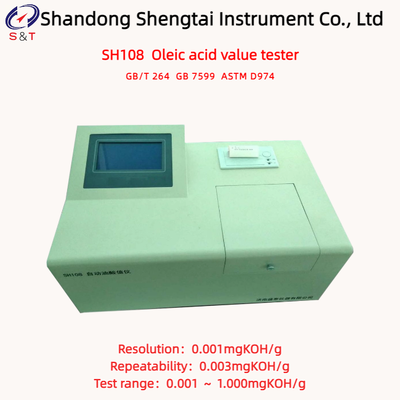 ASTM D974 Automatic Transformer Oil Acid Value Analyzer BTB Method 1 - 3 Sample