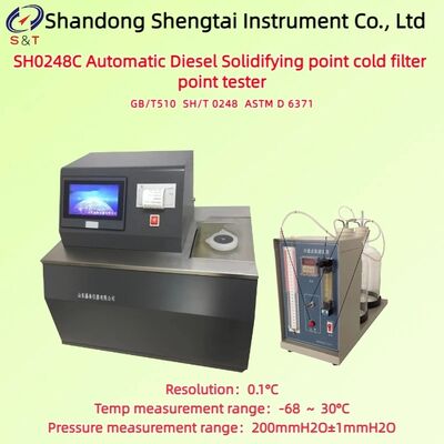 ASTMD 6371 Kaltfilter Steckpunkt Verfestigungspunkt Tester -68 ‡ 30°C Einfachloch