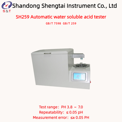 Automatischer wasserlöslicher Säuretester für die Transformatorölkolorimetrie PH 3,8 ~ 7,0 GB/T 259