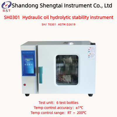 ASTM D2619 Hydrolyse-Stabilitätsprüfer für Hydraulikflüssigkeiten RT ¢ 200°C Getränkeflaschenmethode