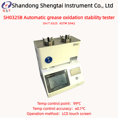 ASTM D942 2 Löcher Automatischer Stabilitätsprüfer für die Fettoxidation Temperaturkontrolle 99°C