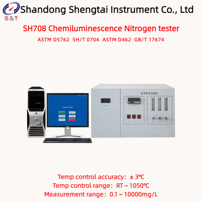 Ultraviolettfluoreszierender Schwefel-Stickstoff-In-Öl-Analysator RT ¥1050°C Gasprobe 1 ¥5mL ASTM D5453