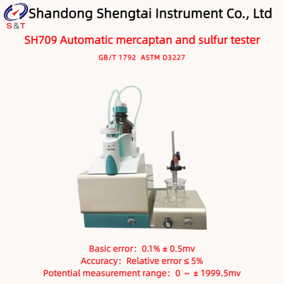 ASTM D3227 Destillationsbrennstoffe Mercaptan Schwefel Tester 0     ± 1999.5mv Potentiometrische Methode