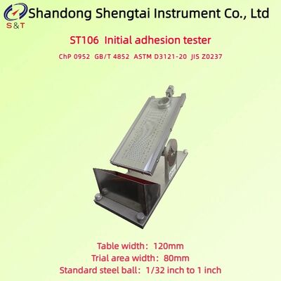 Druckempfindliches Band Ersthaftungstester 0    60° Neigung Rollkugelmodus ASTM D3121-20