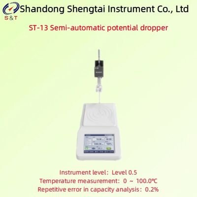 Semi-automatischer Potential-Tropfer PH-Messung -2,00～20,00 Potentiometrische Titrationsmodus ST-13
