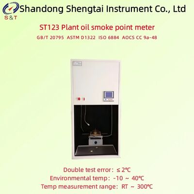 Pflanzenöl-Rauchpunktmesser RT ~ 300℃ LCD-Anzeige Doppeltest-Fehler ≤ 2℃ ASTM D1322